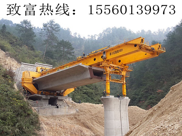 廣西貴港40-200噸架橋機鐵路建設